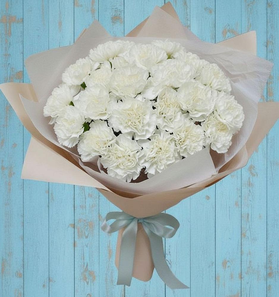 Букет цветов из: Гвоздики в Анне