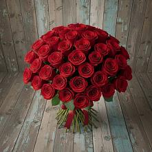 Букет 55 Красных роз Фридом #REPLACE_PRED# Анне