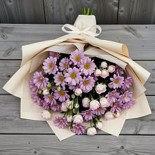 Букет цветов из:  Розы и Хризантемы #REPLACE_PRED# Анне