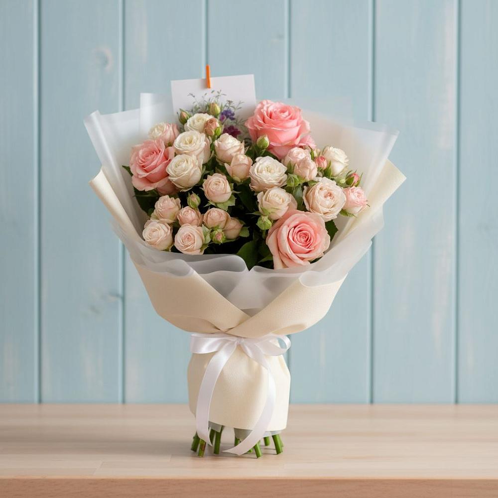 Букет цветов из: Розы в Анне