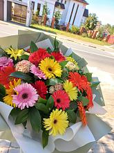Букет цветов из:  Герберы #REPLACE_PRED# Анне