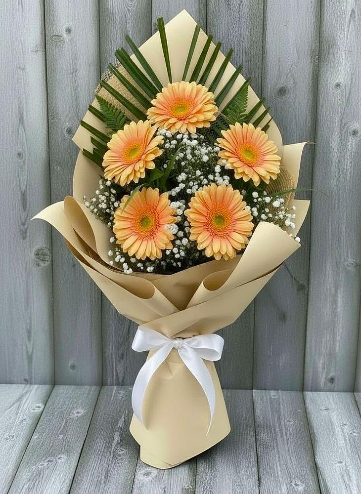 Букет цветов из: Герберы в Анне