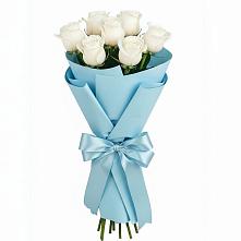 Букет 7 белых роз Проуд #REPLACE_PRED# Анне